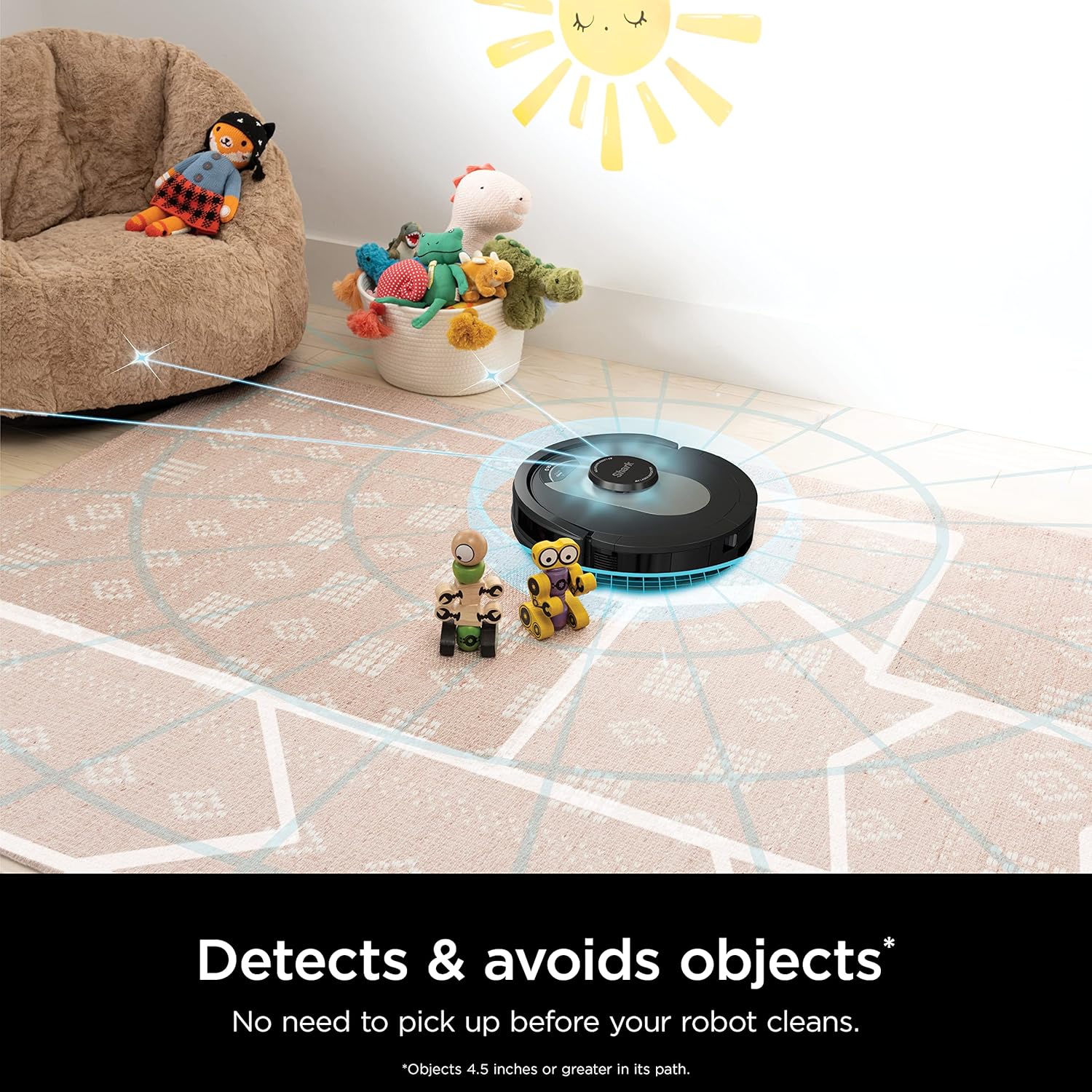 AI Robot Vacuum with XL HEPA Self-Empty Base, Bagless, 60-Day Capacity, LIDAR Navigation, Perfect for Pet Hair, Compatible with Alexa, Wi-Fi Connected, Carpet & Hard Floor, Black